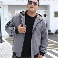 M-9XL男大码连帽夹克外套5032-1_9023M-4XLP655XL-9XLP75，男装夹克，星座1516-1