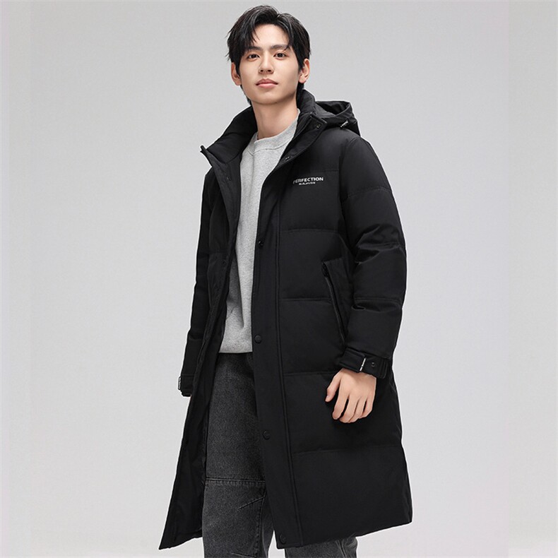 标90%白鸭羽绒服男士2025年冬季新款长款过膝H819-P220328图片