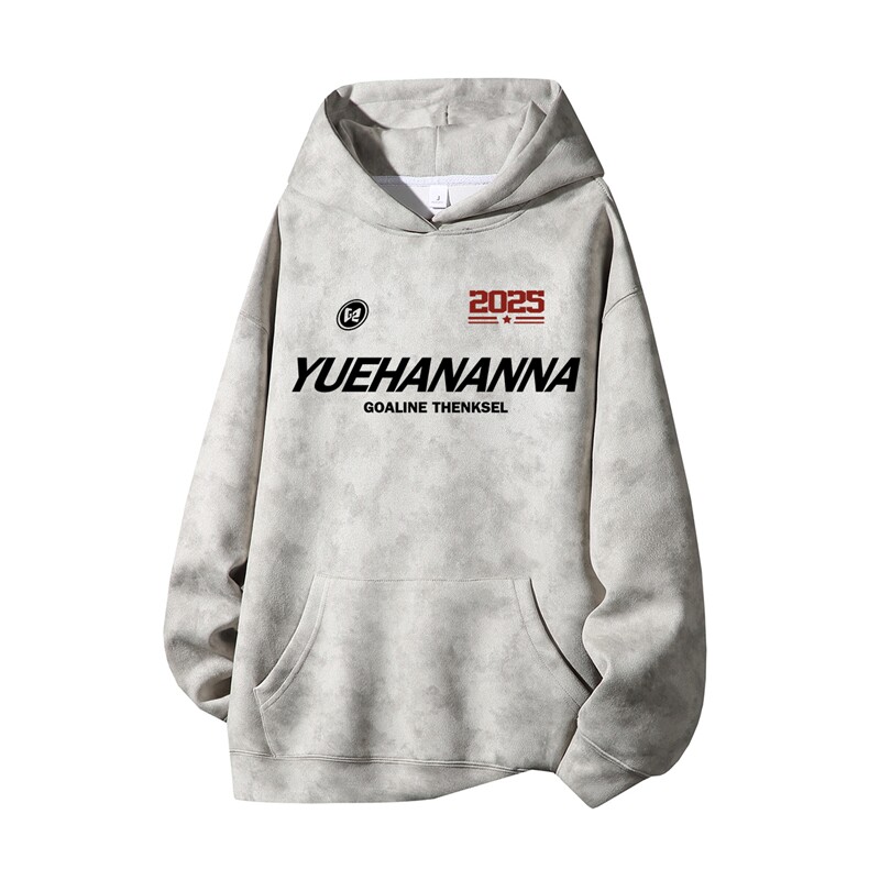 得物供货、重磅420克现货麂皮绒扎染卫衣HD019-1-WL25375ZR-P45,男装卫衣,电商019-1