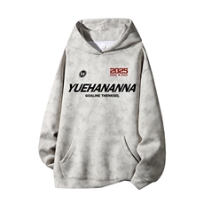得物供货、重磅420克现货麂皮绒扎染卫衣HD019-1-WL25375ZR-P45，男装卫衣，电商019-1