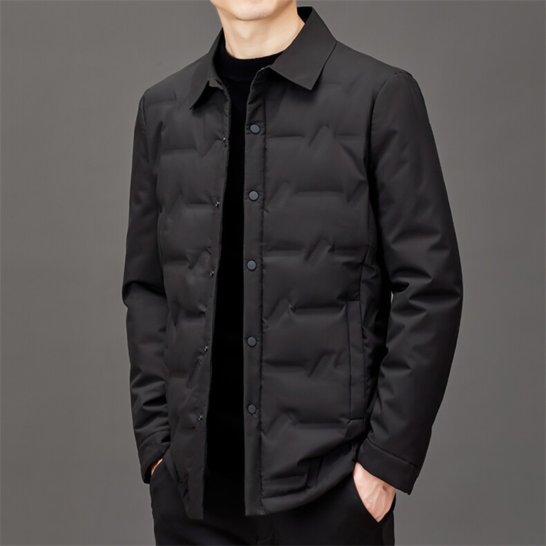 2024年新款男士皮衣羽绒服P210图片