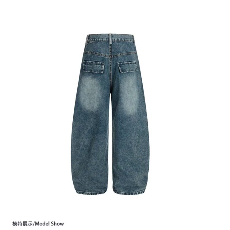 潮流流行日系慵懒气质原宿牛仔裤新款百搭简约时尚文艺NZ9011,男装牛仔裤,星座516A