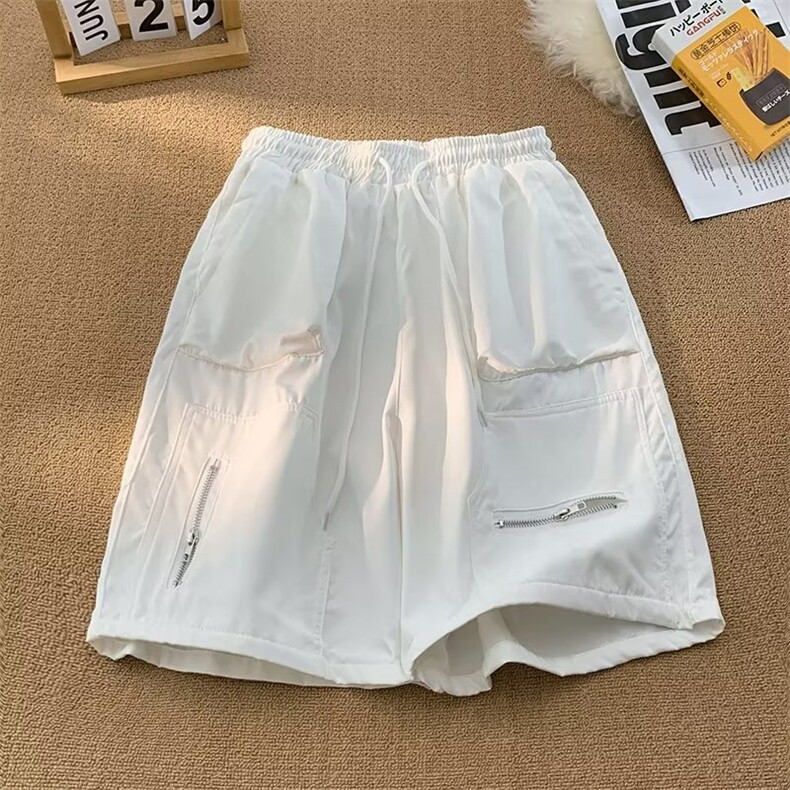 夏季薄款工装短裤男潮牌日系多口袋复古运动高街美式DA06P35,男装休闲裤,星座1116-2