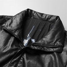 W21128海宁皮衣男头层牛皮白鸭绒羽绒服皮风衣冬保暖P760，男装皮衣，电商B360