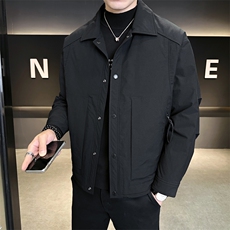 新标90绒冬季轻薄款羽绒服男翻领保暖外套A329-YR2515-P195，男装羽绒服，电商A329