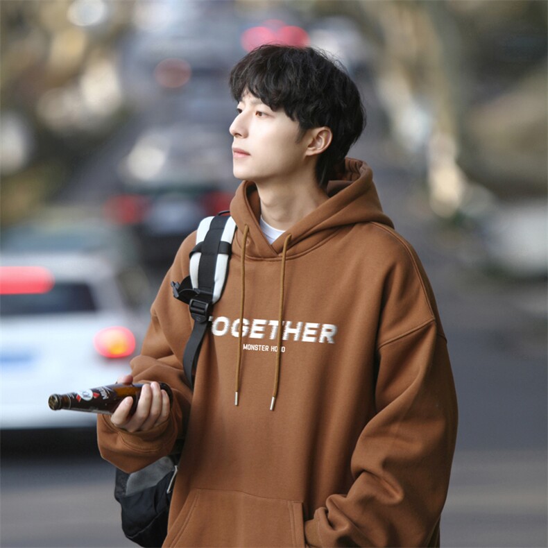 cityboy！高品质抖音直播重磅连帽卫衣男XLM395-P55,男装卫衣,电商B371