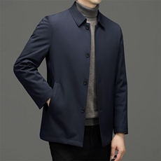 CDY7513钱塘2020-2秋冬中老年男士翻领休闲羽绒服外套货稳P200，男装羽绒服，钱塘207-2