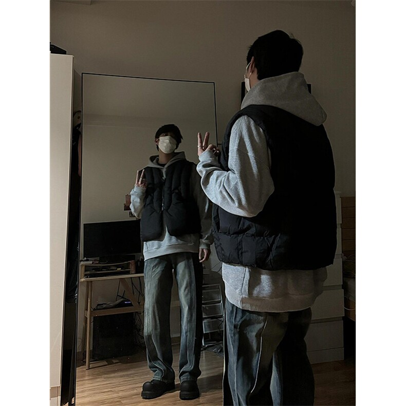 【有货】解构短款棉衣外穿马甲背心棉服外套MY52特P74,男装背心/马甲,星座908-1
