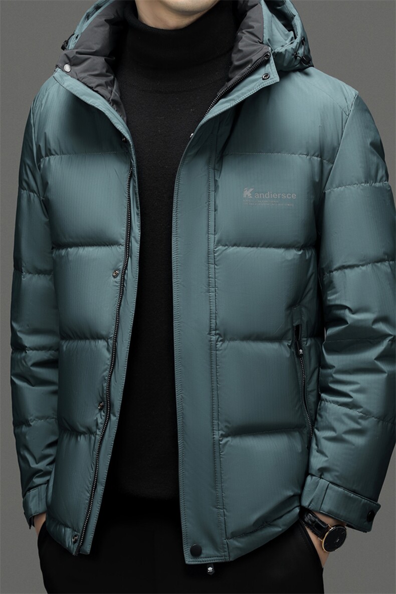 CSYR98221钱塘2020-2冬季厚款新款有帽时尚休闲中年羽绒服P225,男装羽绒服,钱塘207-2