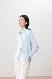 氧气云感气质百搭休闲慵懒衬衫图片