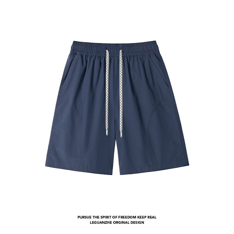 2025夏季新款白底大码拼接速干四分短裤S-5XLHK25377-11-特P15，男装牛仔裤，电商A022