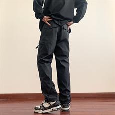 wassuphappy户外冲锋裤子男款春秋夏季潮牌宽松直筒裤休闲运动裤，男装休闲裤，星座223-3（原星座201-3）