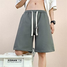 短裤男士夏季潮牌大码五分裤子运动男生宽松外穿休闲中裤D07/P38，男装牛仔裤，星座506