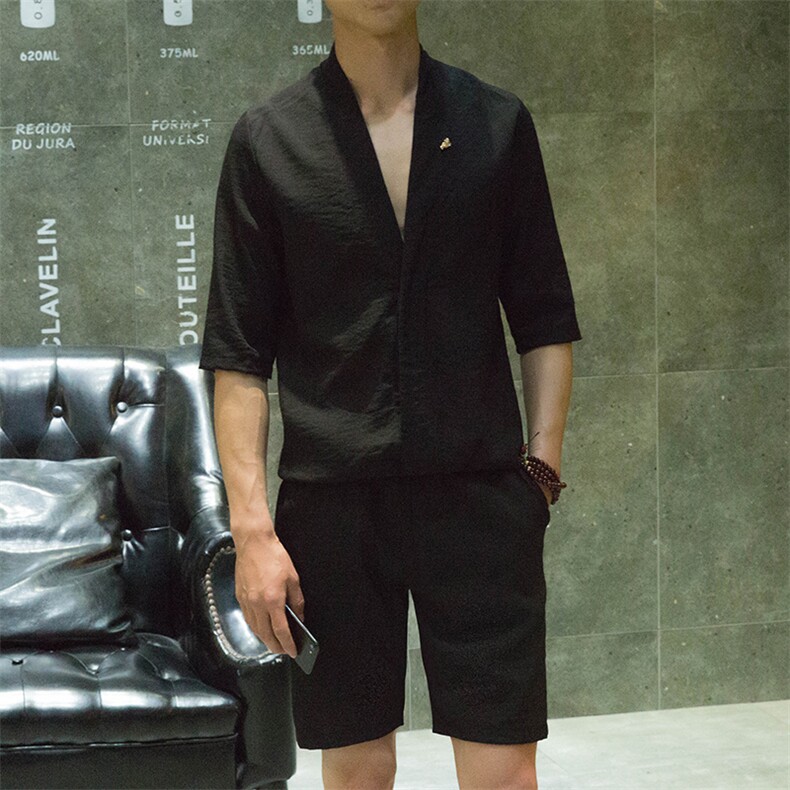 夏季男大码短袖短裤套装版T恤两件套钱塘6005-366-特,男装休闲套装,星座1112-5（原712-5）