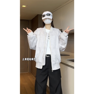 档口图 短款夹克潮牌棒球服外套男女同款DY195-P80量大优图片