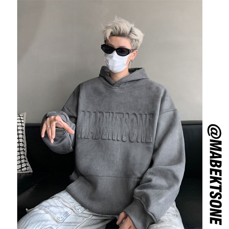 B359-WY2325-特P50限价78美式潮牌钢印字母加大加肥大码男女卫衣,男装卫衣,电商B359