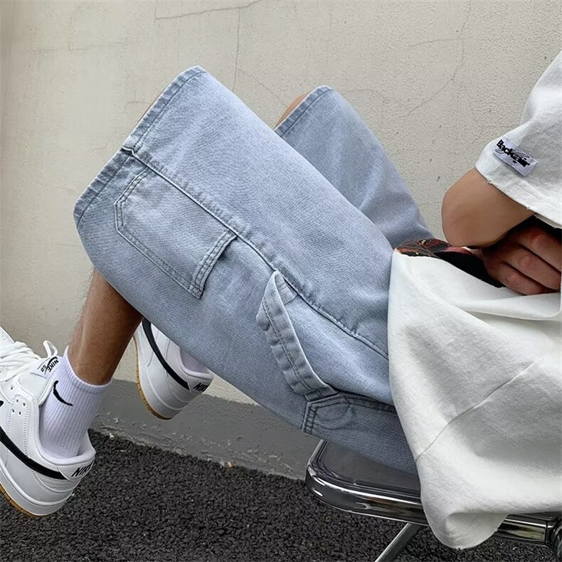 青春流行ins男直筒水洗牛仔裤NT12P36,男装牛仔裤,星座1116-2