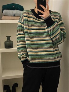 彩条毛衣,女装针织衫/毛衣,FMV