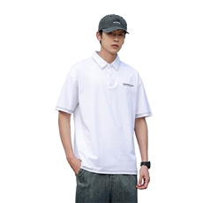 美式夏季新款Polo衫男士半袖日系潮牌男装宽松短袖t恤PL138-P45，男装Polo衫，星座1109-1
