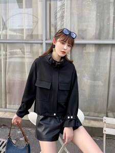 现货，短款皮夹克，三色、三个尺码图片