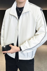 秋季夹克男2025新款宽松潮牌休闲立领男装外套A313-J112561-P130，男装夹克，电商A313