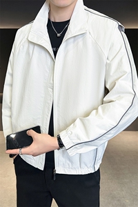 秋季夹克男2025新款宽松潮牌休闲立领男装外套 A313-J112561-P130图片