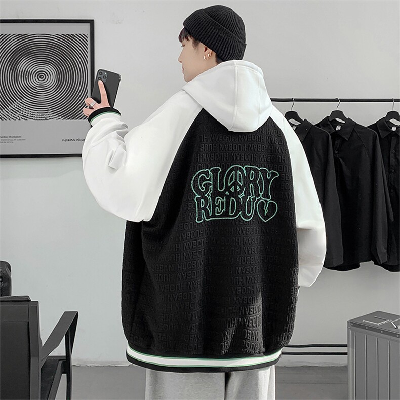2023秋上新运动棒球服男女中性风休闲时尚刺绣夹克外套 8013-P95图片