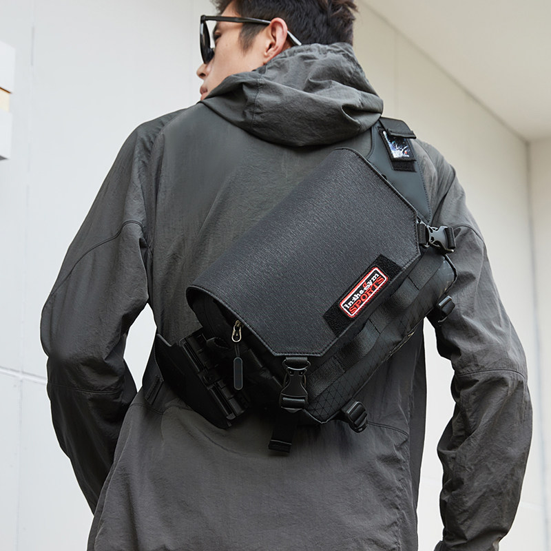 Tactical Chest Hanging Commuter Bag Large Capacity Fashion Single Shoulder Inclined Satchel Outdoor Raphael Second-generation Functions Riding Chest Bag-Taobao