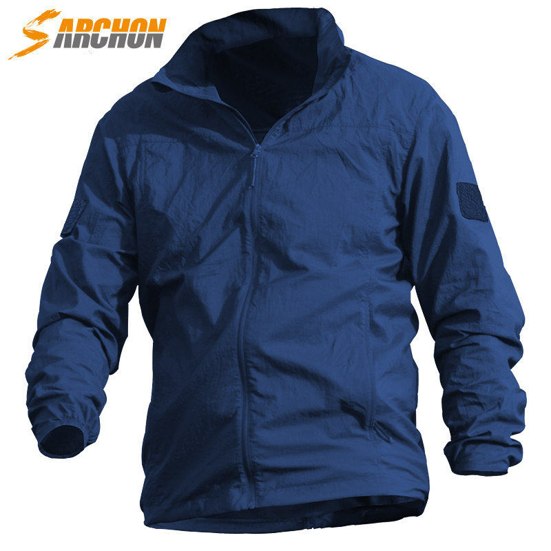 S archon outdoor tactical skin clothing summer sun protection clothing breathable ultra-thin quick-drying skin windbreaker men