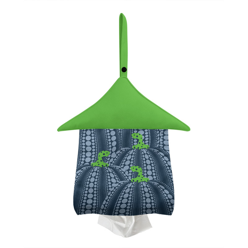 Inki Full-Size Pumpkin Original Cotton-Filled House-Shaped Hanging Tissue Bag, Wall-Mounted, Suitable for Dormitory, Bedroom, and Car Use, High Aesthetic Value Inki Full-Size Pumpkin Original Cotton-Filled House-Shaped Hanging Tissue Bag, Wall-Mounted, Suitable for Dormitory, Bedroom, and Car Use, High Aesthetic Value