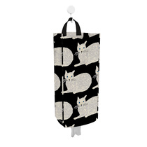 Matsuo cat convenient garbage bag storage artifact kitchen wall-mounted fabric extraction collection storage bag large size