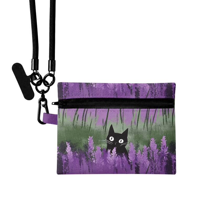 Inki Lavender Cat Passport Holder Storage Bag Card Holder Personal Id Document Travel Portable Wallet Inki Lavender Cat Passport Holder Storage Bag Card Holder Personal Id Document Travel Portable Wallet