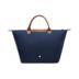 Hải quân xanh Vải Lê Pliage Medium Tote của phụ nữ 