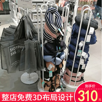 U-shaped pillow rack Nomi u-shaped pillow display rack Nordic style headrest neck pillow Iron shelf display cabinet