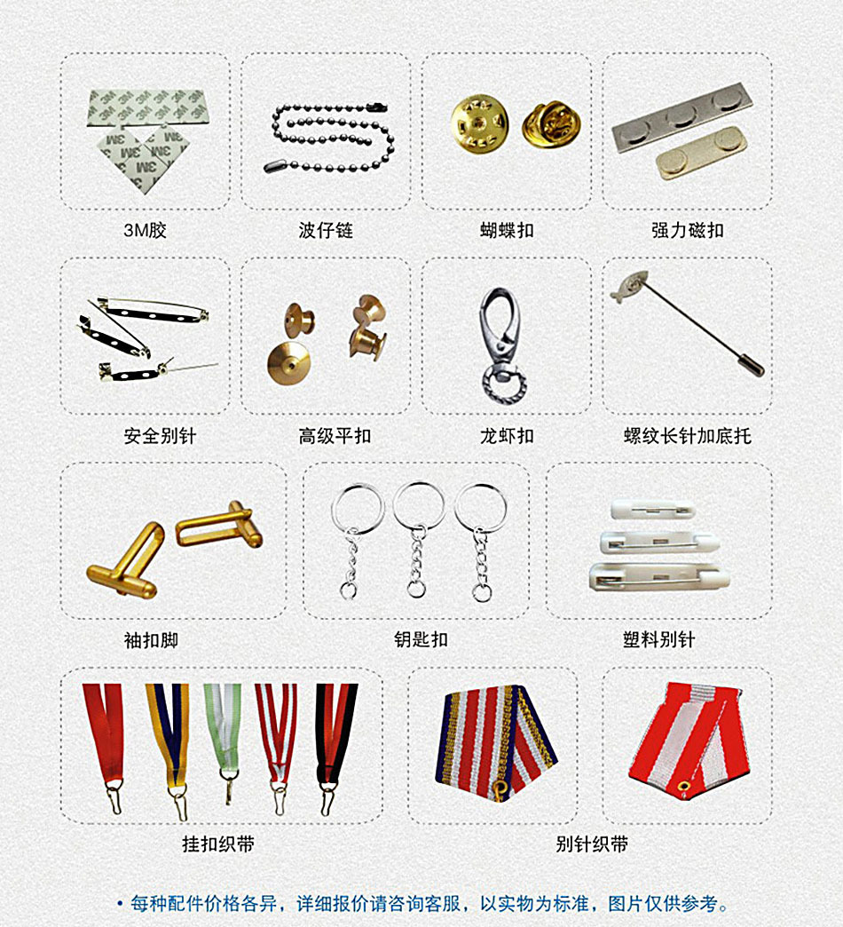 Hợp kim kẽm ký phụ kiện phần cứng xử lý bảng tên với hộp hồ quang logo thương hiệu tùy chỉnh logo - Thiết bị đóng gói / Dấu hiệu & Thiết bị