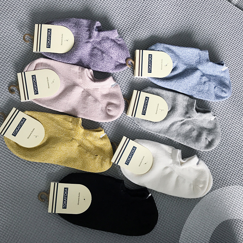 Ladies Professional Sports Socks Thin Breathable Invisible Socks Fitness Socks Deodorant Sweat-absorbing Invisible Low-Top Running Shallow Socks