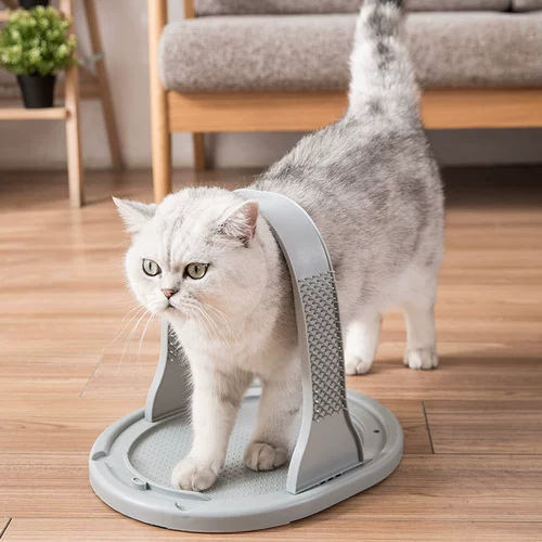 Натирание арочной шерсти для кошек, игрушка для удаления плавающих волос и развлечения кошки, принадлежности для домашних животных от зуда для кошек