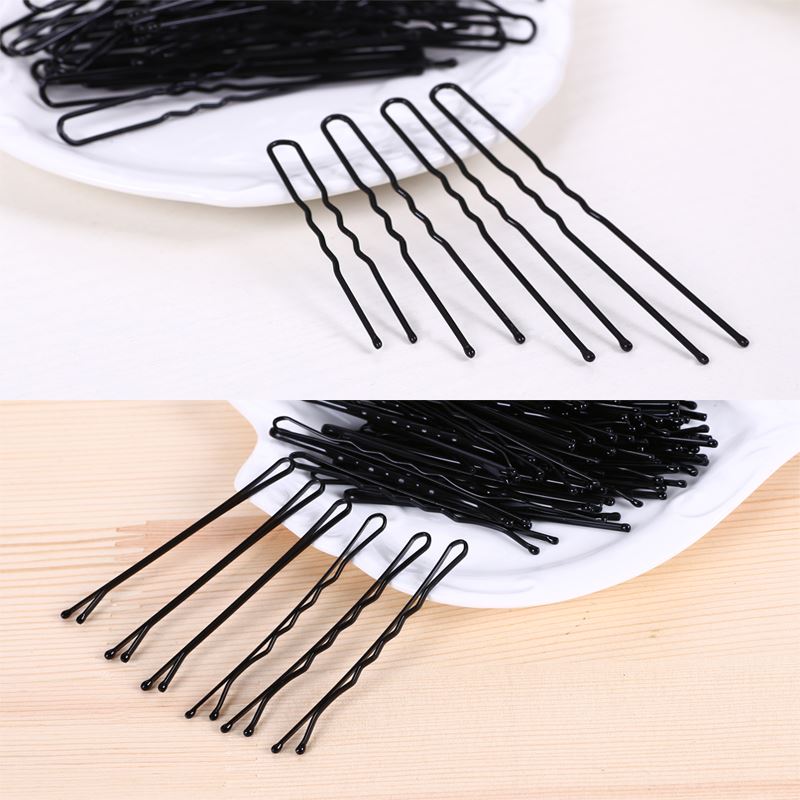 Version black word clip hairpin clip wave clip clip Photo Gallery Special U Type Clip Tray Hair Add Coarse U Shaped Hair Dressing Hair Clip