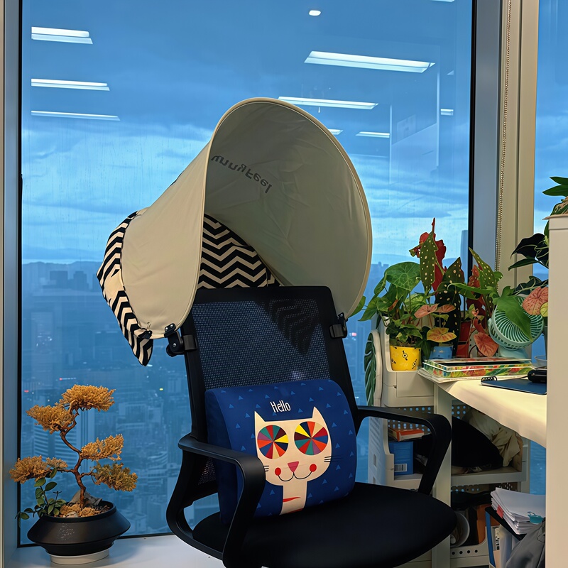 Office Workstation Essential: Air Conditioner Wind Deflector, Summer Anti-Direct Blow, Nap Shade, Sunshade, Nap Essential Shield