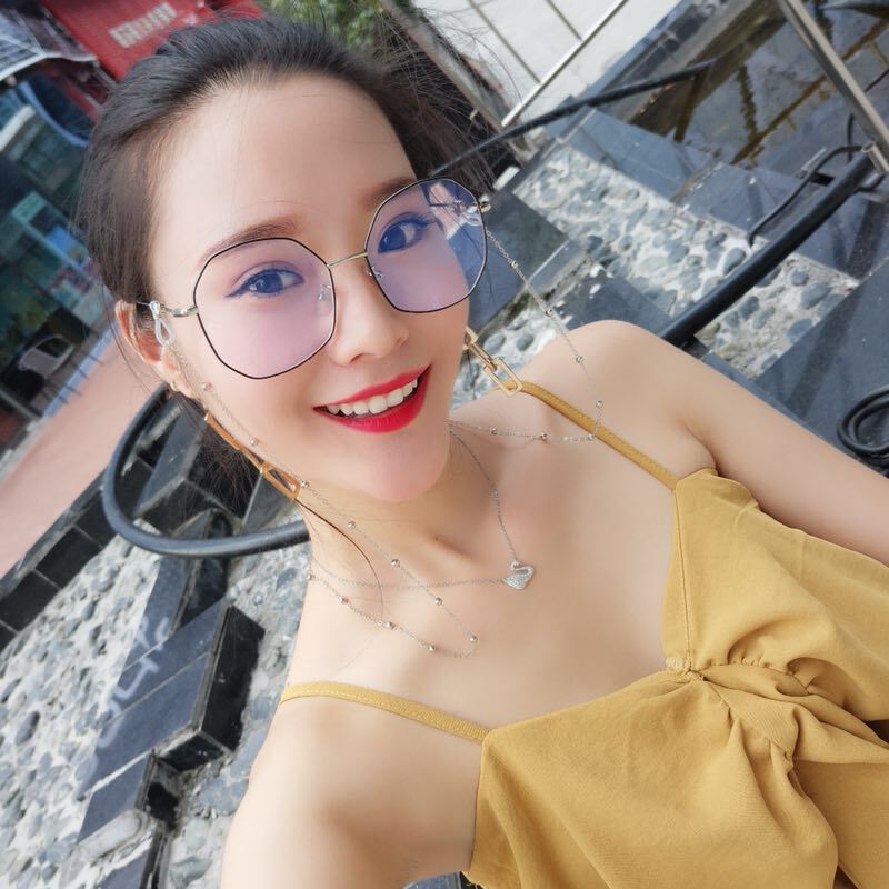 Phiên bản tiếng Hàn mới của phong cách retro retro retro ulzzang đa giác lưới phần kính đỏ phụ nữ có độ - Kính khung gọng kính nam
