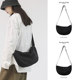 Black dumpling bag messenger small bag women's 2021 new nylon bag niche casual sports large-capacity canvas bag