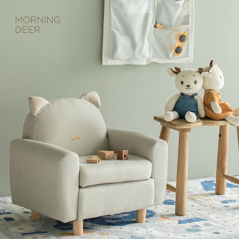 Deer early baby boy zoology sitting on a small sofa baby reading chair cartoon male and female mini-chair