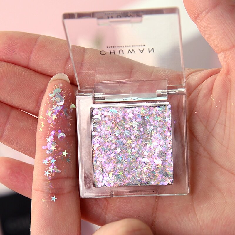 Star stickers bright crystal eye makeup sequins patch makeup stickers face stickers female makeup accessories eye drills glitter powder