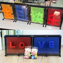 3D magic hand film clone three-dimensional super large nail needle carving face print handprint toy childrens variable needle painting hand model