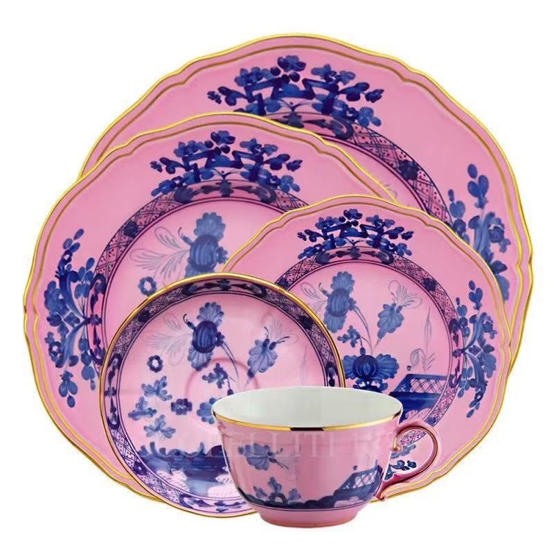 Cross-Border Italian Ceramic Tableware Soup Plate Dinner Plate Steak Plate Western Food Large and Small Plates Square Plate Soup Plate Dessert Plate Cup and Saucer Cross-Border Italian Ceramic Tableware Soup Plate Dinner Plate Steak Plate Western Food Large and Small Plates Square Plate Soup Plate Dessert Plate Cup and Saucer