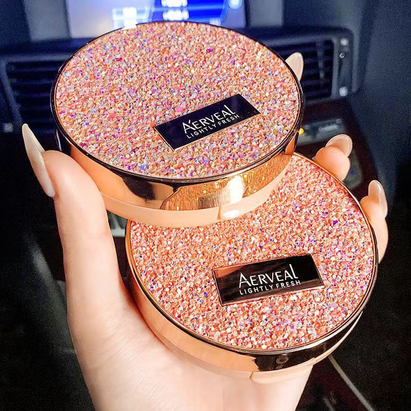 Orchid double-layer powder cake long-lasting oil control concealer makeup setting honey powder waterproof and sweat-proof without taking off makeup official flagship store