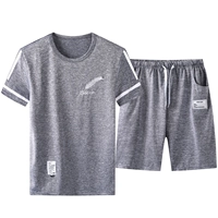 【Короткие рукава+шорты】 перьев серый