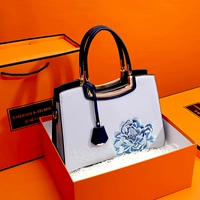 Синяя желтая подарочная коробка, подарок на день рождения