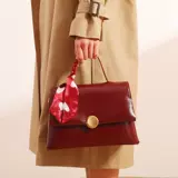 Красная сумка через плечо для невесты, премиум класс, подарок на день рождения