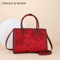 281 жаккардовый бордовый, шелковый шарф в подарок + подарочный пакет